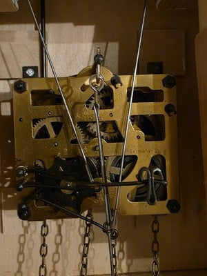 Vintage Birds Nest Cuckoo Clock by August Schwer Regula 1-day Movement. Read.