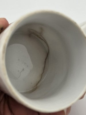 Antique Original WWI German Porcelain Coffee Cup Iron Cross 1914 Kaiser Wilhelm
