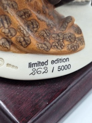 Giuseppe Armani Lady With Parrot 616/C Hand Signed LE 262/5000 Box COA Italy