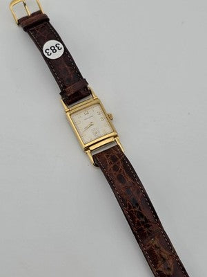 Hamilton Wilshire Registered Edition Mens Quartz Watch Gold Plated New Battery
