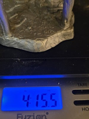 Franklin Mint Western Heritage Museum Fine Pewter The Gunfighter by Jim Ponter