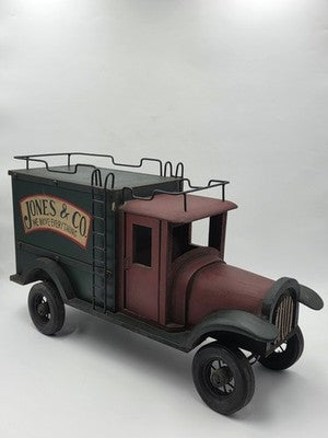 Vintage 24" Jones & Co "We Move Everything" wooden truck 1950s working steering