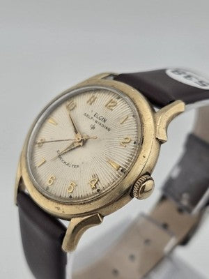 Vintage Elgin Shockmaster Self-Winding Automatic 10K Gold Filled Men's Watch
