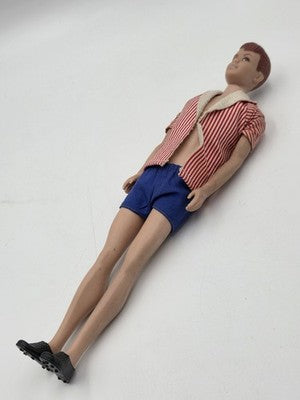 Rare Vintage 1961 Mattel Ken Doll #750 Early 1st Issue Brunette Original Clothes