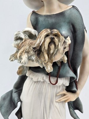 Giuseppe Armani Capodimonte Figurine Sophia W Puppy Porcelain Sculpture 0636C