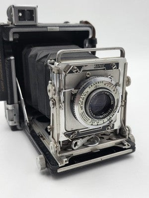 Vintage 1947 Graflex Crown Graphic 2x3 Camera Kodak Ektar 101mm f/4.5 Kalart