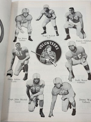 1953 Cotton Bowl Program &2 Ticket Stubs Tennessee Volunteers vs Texas Longhorns