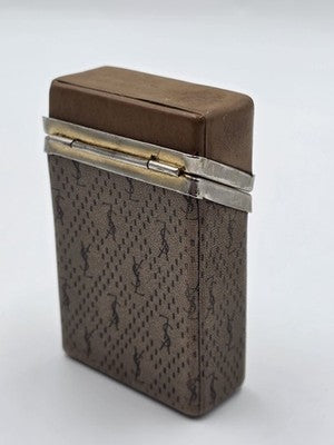 Rare Vintage YSL Yves Saint Laurent Monogram Cigarette Case Holder 1970s.