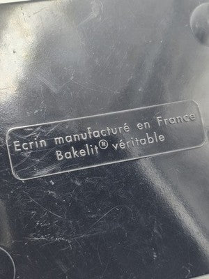 Vintage Breitling Bakelite Box 1884 Ecrin Bakelit Made In France Good Shape