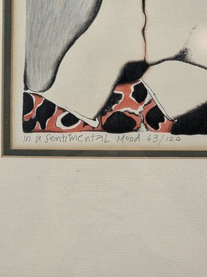 Karel Havlicek In a Sentimental Mood 1986 Signed Ltd Ed Serigraph 63/120 Framed