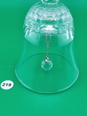 Vintage Swarovski Retired Crystal Dinner Table Bell 1981 5.75" Austria. VG Cond.