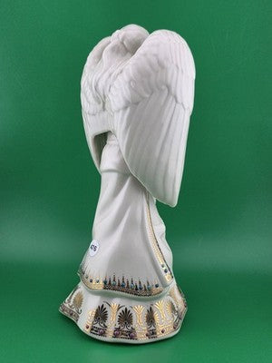 Lenox China Jewels Collection Angel of Harmony Ivory Porcelain & Gold Trim 9.5"