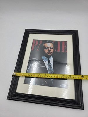 Paul Sorvino Autographed Goodfellas Paulie Cicero Photo BAS Beckett Framed