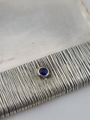 Rare Antique C 1920's French Victorian Silver (800) matchbox holder 31 Grams.