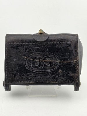 ROCK ISLAND ARSENAL 1903 McKEEVER U. S. ARMY LEATHER CARTRIDGE POUCH