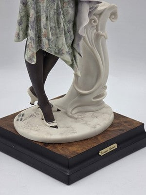 Giuseppe Armani Black Lady w Elephant 194/C Hand Signed LE 4393/5000 W COA & Box
