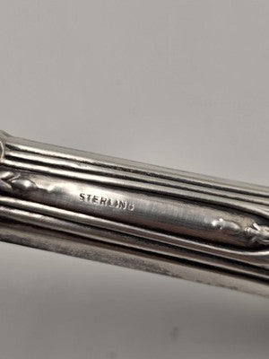 Antique 1920's WM Rogers Louis XV Sterling Handle Carving Set In Original Box.