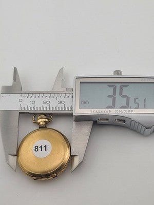 Rare Antique Waltham 12s Pocket Watch 7J Gold Filled 25yr Case C1910 Running
