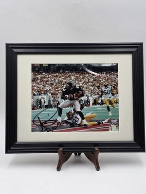 Andre Rison Signed Auto 8x10 Photo Atlanta Falcons Framed COA Schwartz NFL