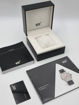 Genuine OEM Montblanc Watch Presentation Box Set w/ Warranty Card & Booklets