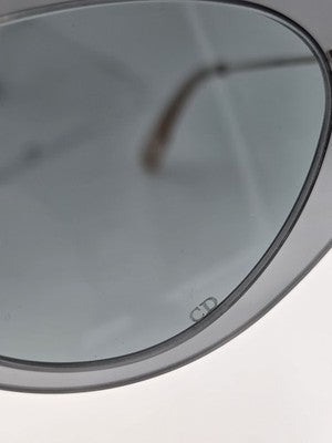 Vtg Christian Dior Attitude 2 Sunglasses Grey Gold 2M01I Authentic 53mm W Case