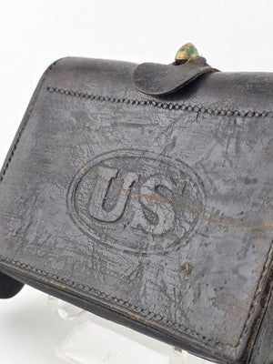 ROCK ISLAND ARSENAL 1903 McKEEVER U. S. ARMY LEATHER CARTRIDGE POUCH