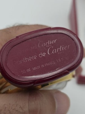 Vintage Panthere de Cartier 50ml Natural Spray Perfume Empty Bottle Box France
