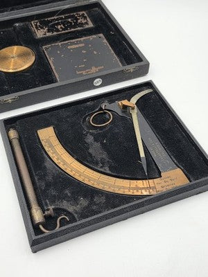JOHN CASARTELLI LTD SCALES/ PORTABLE CLOTH BALANCE INSTRUMENT & FITTED CASE.