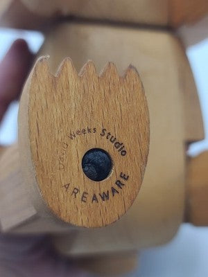AREAWARE | URSA MINOR BEAR WOODEN TOY | DAVID WEEKS | WOOD CREATURES