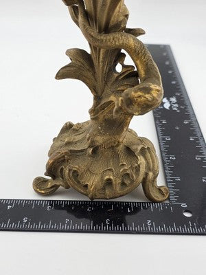 Antique 19th C Jennings Brothers Art Nouveau “Holly” Clock 1891. Spring Broken