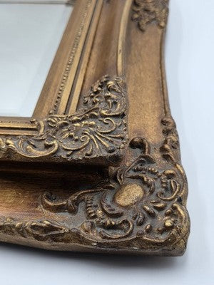 Rare Antique 19th C Enrico Braga Tondo Relief Mirror W Perfugium Regibus Coin