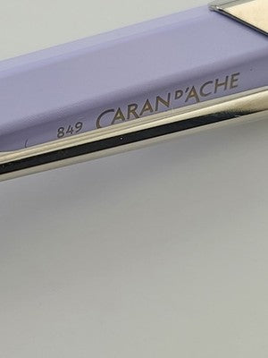 Caran d'Ache Paul Smith Discontinued 849 Ballpoint Pen Slate Baby Blue & Purple