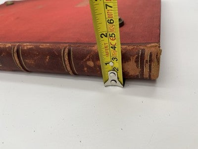 Rare Antique 1889 Journal Amusant Paris Illustrated Satirical Leather Bound Vol.