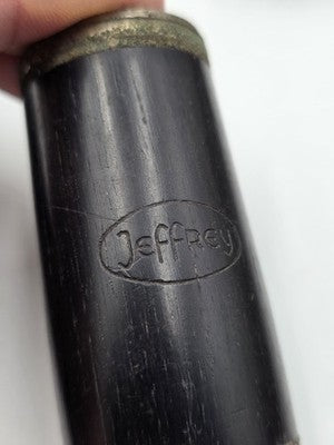 Rare Vintage Jeffrey Clarinet W/ Selmer Paris Mouthpiece France Case Untested
