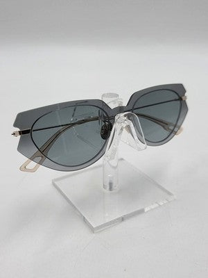 Vtg Christian Dior Attitude 2 Sunglasses Grey Gold 2M01I Authentic 53mm W Case