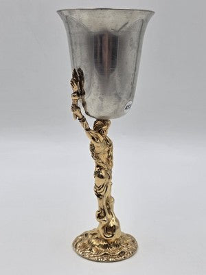 Rare K Dopita Studio Maiden Goblet Ltd Ed 183/300 Hand Made Tin Alloy Copper Art