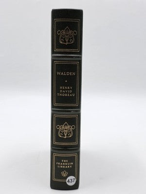 1976 Franklin Library Walden Henry David Thoreau Leather Bound Illustrated. New