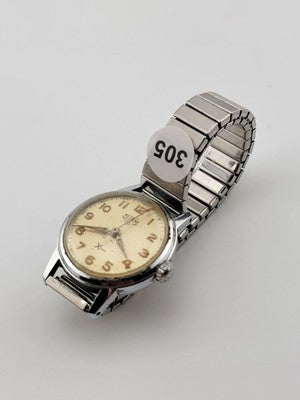 Vintage Medana 500 Xtensa Wrist Watch With Band 33mm. Working Cond.