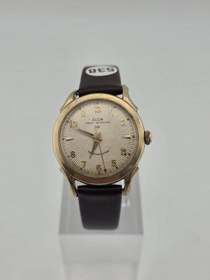 Vintage Elgin Shockmaster Self-Winding Automatic 10K Gold Filled Men's Watch