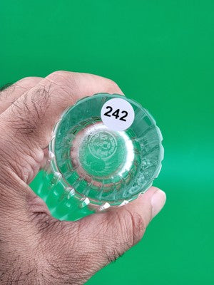 Vintage Baccarat Crystal HARMONIE Vertical Cuts Cylinder Flower Vase  7 "