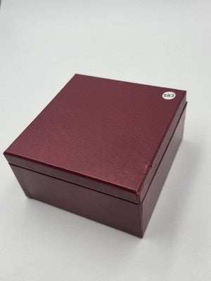 Vintage Watch Box Cartier Original Luxury Empty France Square Red Collectibles