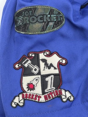 Vintage Joe Rocket Rocket Nation 2 Blue Black Superbike Series Jacket Men’s XL