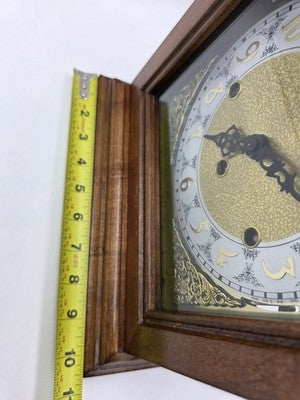 Beautiful Vintage Howard Miller Barwick 8 Day Triple Chime Clock Working Cond.