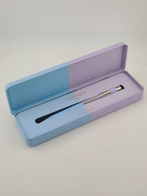Caran d'Ache Paul Smith Discontinued 849 Ballpoint Pen Slate Baby Blue & Purple