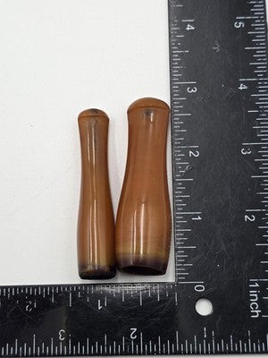19th C Antique Victorian Natural Amber Cigar Cigarette Holders Cased Smoking Set