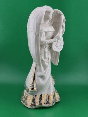 Lenox China Jewels Collection Angel of Harmony Ivory Porcelain & Gold Trim 9.5"