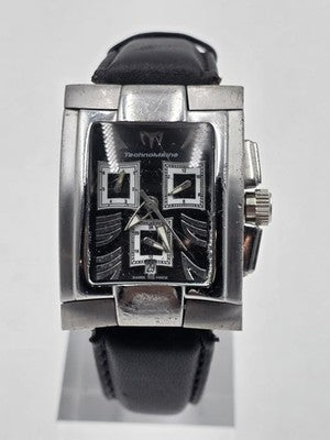 TechnoMarine XSCM 00480 Hummer Swiss Chronograph Sapphire Men’s Watch WORKING