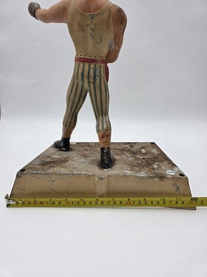 Vtg Original 1950s Pabst Blue Ribbon Beer Boxing Ring Advertising Display Metal