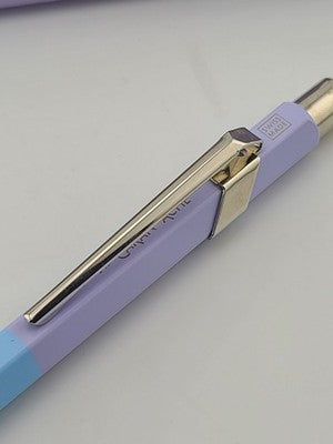 Caran d'Ache Paul Smith Discontinued 849 Ballpoint Pen Slate Baby Blue & Purple