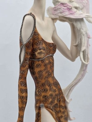 Giuseppe Armani Lady With Parrot 616/C Hand Signed LE 262/5000 Box COA Italy
